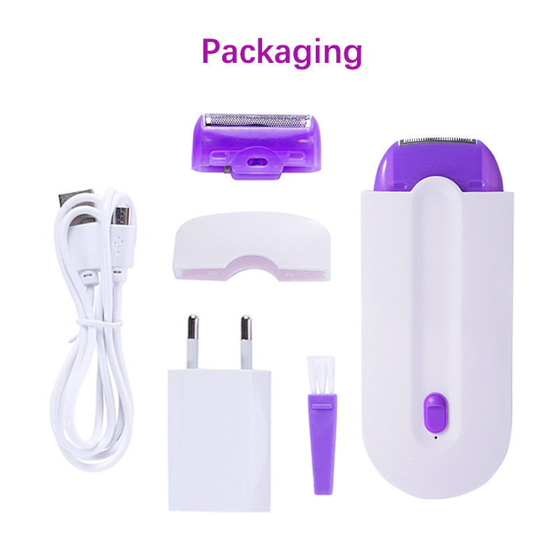 Silky Smooth Hair Eraser, Painless Hair Removal Tool, Women Laser Rechargeable Epilator Remover, Instant Pain-Free Rechargeable Trimmer, Apply to Any Part of The Body