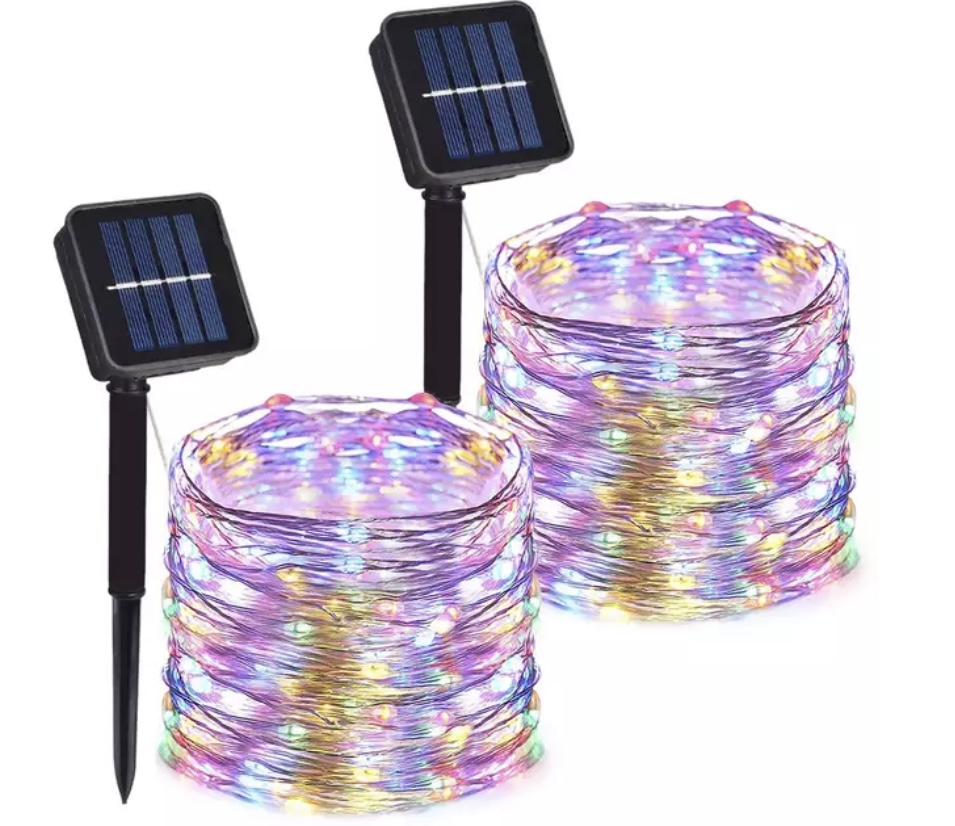 DeepDream Solar Fairy Lights Outdoor, 72ft/20m 200 LED 8 Modes Solar Powered String Lights Waterproof Garden Lights Copper Wire Lighting for Patio Yard Party Wedding & Luxury Events (Warm White)