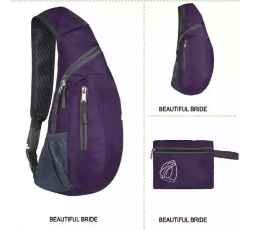 8 Colors Unisex Sling Casual Patchwork Bag Crossbody Shoulder Chest Backpack Anti-Theft Travel Bags Daypack Storage Bags