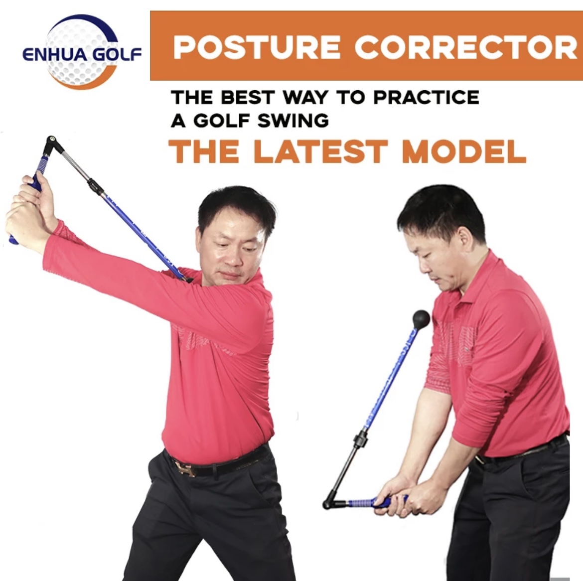 Golf Swing Trainer Exerciser Aid Adjustable, Portable Golf Training Aid to Improve Hinge Forearm Rotation Shoulder Turn –Light