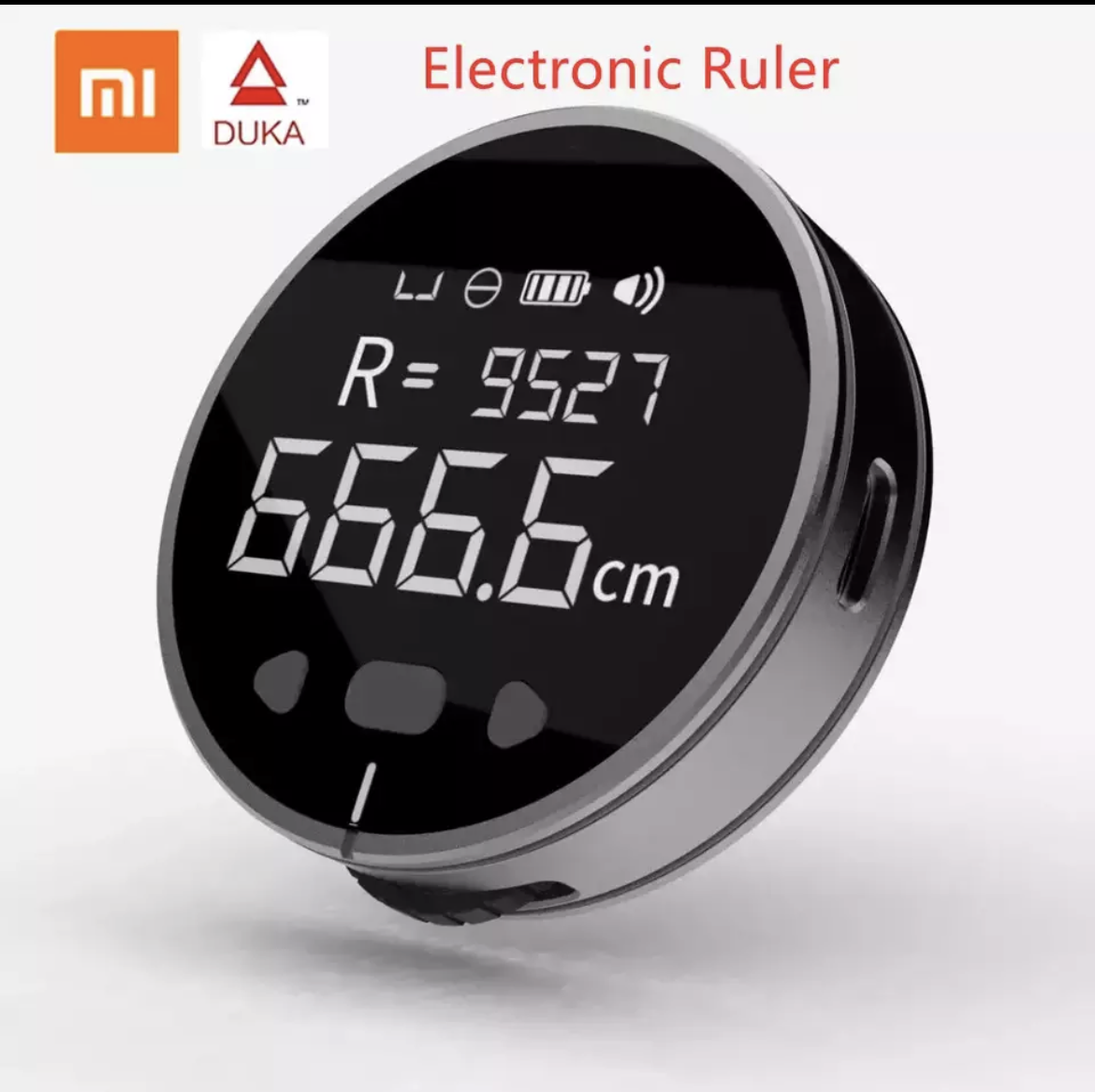 Xiaomi DUKA LCD Digital Meter Electronic Tape Measure Electronic Ruler Voicebroadcast Digital Mesuring Curve Irregular Object