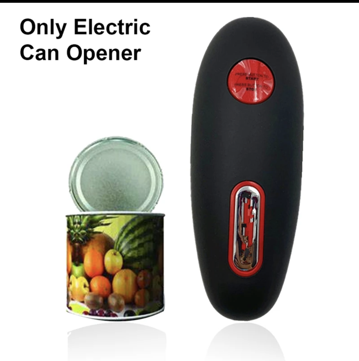Automatic Electric Can Opener Beer Bottle Jar Battery Operated Handheld Can Tin Opener Bar Kitchen Tool