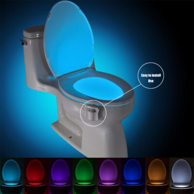 Smart Toilet Seat with Motion Sensor and Night Light